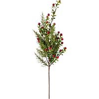 20" Artificial Christmas Boxwood Berry Spray