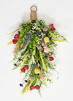 24" Wild Spring Flowers Teardrop