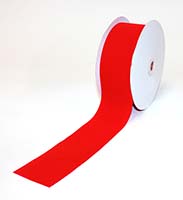 Velvet Ribbon Red, 2.5" Width, 50 Yards