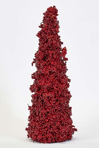 18" Red Berries Christmas Tree